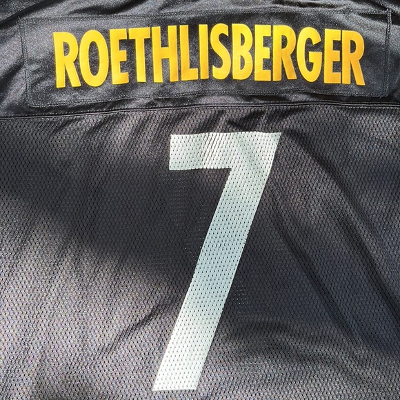 ROETHLISBERGER 7 Pittsburg, Steelers, NFL equipment Reebok jersey. Size 2 XL. - Picture 6 of 8